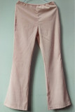 Fashion Casual Solid Solid Color Boot Cut High Waist Solid Color Bottoms