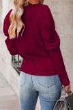 Elegant Solid Solid Color O Neck Tops