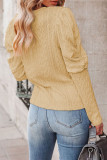 Elegant Solid Solid Color O Neck Tops