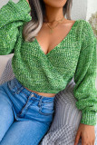 Street Solid Solid Color V Neck Tops
