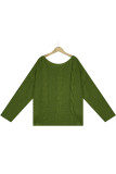 Street Solid Solid Color O Neck Tops