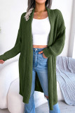 Sweet Elegant Solid Solid Color Cardigan Collar Tops