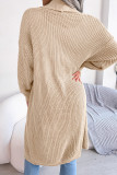 Sweet Elegant Solid Solid Color Cardigan Collar Tops