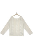 Street Solid Solid Color O Neck Tops