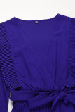 Elegant Solid Solid Color V Neck A Line Dresses