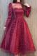 Elegant Solid Patchwork Mandarin Collar Ball Gown Dresses