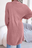 Sweet Elegant Solid Solid Color Cardigan Collar Tops