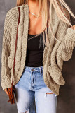 Elegant Solid Pocket Solid Color Cardigan Collar Tops