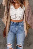 Fashion Casual Color Block Contrast Tops
