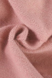 Street Solid Asymmetrical Solid Color Hooded Collar Tops