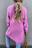 Fashion Solid Patchwork V Neck Tops