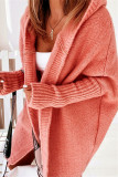 Street Solid Asymmetrical Solid Color Hooded Collar Tops