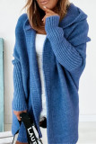 Street Solid Asymmetrical Solid Color Hooded Collar Tops