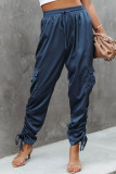 Casual Solid Solid Color Loose Harlan Solid Color Bottoms