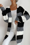 Fashion Casual Color Block Contrast V Neck Tops