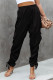 Casual Solid Solid Color Loose Harlan Solid Color Bottoms