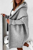 Street Solid Asymmetrical Solid Color Hooded Collar Tops