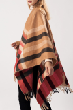 Casual Street Patchwork Tassel Outerwear