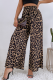 Casual Print Patchwork Boot Cut Mid Waist Wide Leg Full Print Bottoms