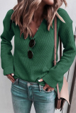 Sexy Solid Patchwork V Neck Mid Waist Tops