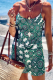 Casual Print Patchwork Spaghetti Strap Sleeveless Two Pieces