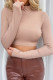 Fashion Casual Solid Patchwork Turtleneck T-Shirts