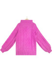 Casual Street Solid Solid Color Turtleneck Tops