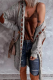 Casual Street Patchwork Contrast Hooded Collar Tops Sweater