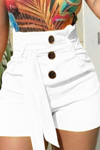 Casual Solid Bandage Skinny High Waist Pencil Solid Color Bottoms