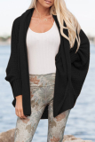 Casual Solid Patchwork Basic Outerwear Sweater