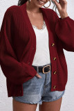 Fashion Casual Solid Patchwork V Neck Tops
