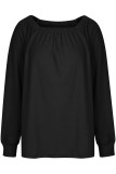 Fashion Solid Solid Color Off the Shoulder Tops