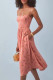Fashion Street Print Patchwork Spaghetti Strap A Line Dresses