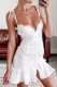 Fashion Casual Solid Patchwork Spaghetti Strap A Line Dresses
