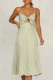 Fashion Casual Solid Hollowed Out Spaghetti Strap Princess Dresses