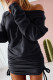 Street Solid Patchwork Frenulum O Neck Pencil Skirt Dresses