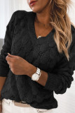 Casual Solid Solid Color V Neck Tops
