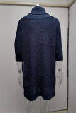Casual Solid Slit Turtleneck Tops
