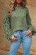 Casual Solid Tassel O Neck Tops