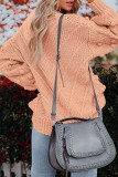 Casual Sweet Solid Solid Color O Neck Tops