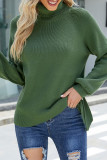 Casual Solid Frenulum O Neck Sweaters