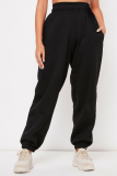 Casual Solid Patchwork Harlan Harlan Solid Color Bottoms