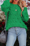 Casual Sweet Solid Solid Color O Neck Tops