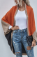 Casual Patchwork Contrast Tops Sweater