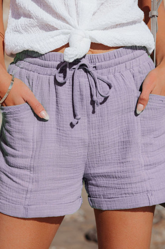 Fashion Casual Solid Patchwork Loose High Waist Wide Leg Bottoms