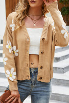 Fashion Casual Patchwork V Neck Tops