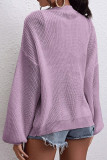 Fashion Casual Solid Patchwork V Neck Tops