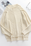 Casual Solid Hollowed Out Patchwork O Neck Tops