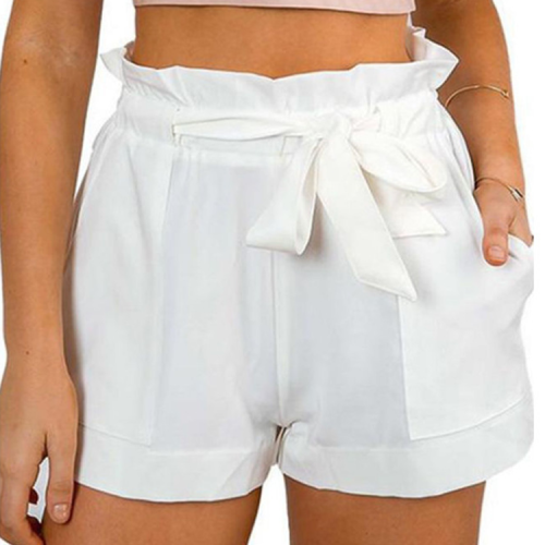 Casual Solid Patchwork Regular Mid Waist Straight Solid Color Bottoms