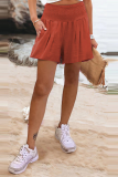 Fashion Solid Patchwork Regular High Waist Type A Solid Color Bottoms